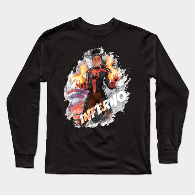 Inferno (Marvel Rising) Long Sleeve T-Shirt by DaisyTheQuake